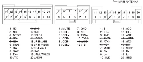 LEXUS Car Radio Stereo Audio Wiring Diagram Autoradio ... pioneer gm 3400 wiring diagram 